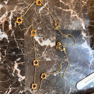 Gold Heart Pendant Necklace